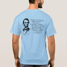 Camiseta Abraham Lincoln - destrúyase