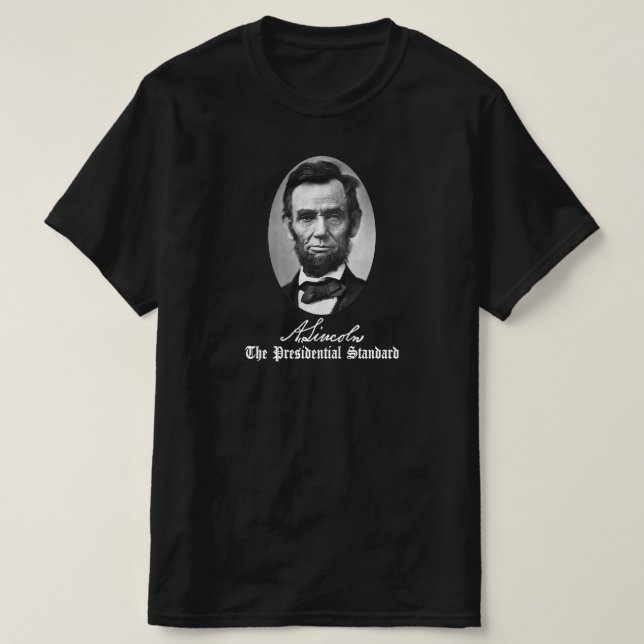Camiseta Abraham Lincoln, El Estándar Presidencial. (Diseño del anverso)