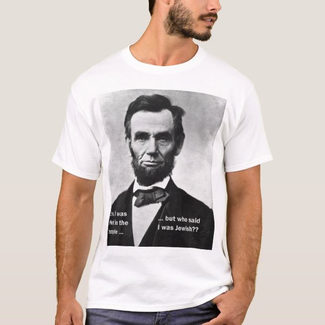 Camiseta Abraham Lincoln era judío (Anverso)
