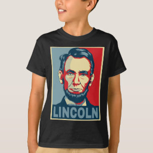 Camiseta Abraham Lincoln Estilo de esperanza del presidente