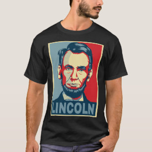 Camiseta Abraham Lincoln Estilo de esperanza del presidente