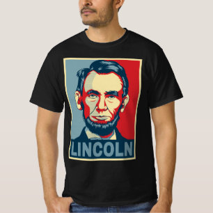 Camiseta Abraham Lincoln Estilo de esperanza del presidente