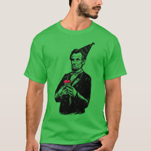Camiseta Abraham Lincoln Feliz cumpleaños, presidente