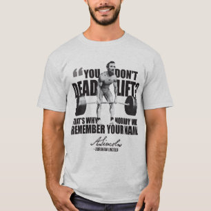 Camiseta Abraham Lincoln Gym Humor - Muerte