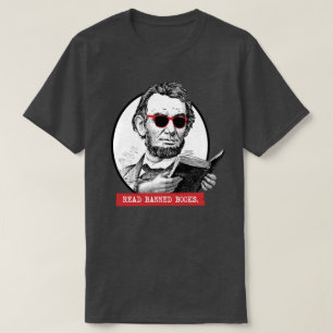 Camiseta Abraham Lincoln Lee libros prohibidos