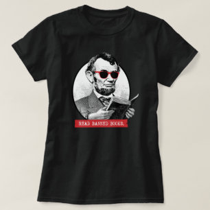 Camiseta Abraham Lincoln Lee libros prohibidos