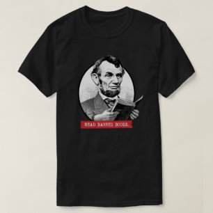 Camiseta Abraham Lincoln Lee libros prohibidos