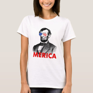 Camiseta abraham lincoln merica