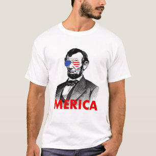 Camiseta abraham lincoln merica