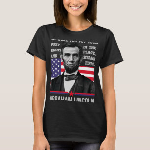 Camiseta Abraham Lincoln o lo que sea o el 4 de J