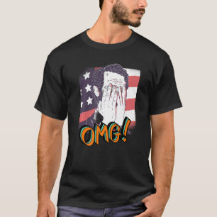 Camiseta Abraham Lincoln Patriotismo Oh Dios mío OMG Pop