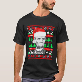 Camiseta Abraham Lincoln Santa Ugly