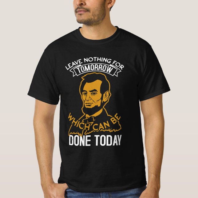 Camiseta Abraham Lincoln Shirt (Anverso)