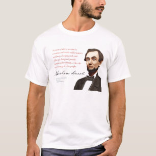 Camiseta Abraham Lincoln Shirt #4 "Una mayoría restringida"
