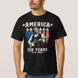 Camiseta Abraham Lincoln Tocando Guitarra 250 Aniversario 4
