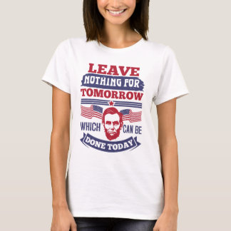 Camiseta Abraham Lincoln USA President Flagge
