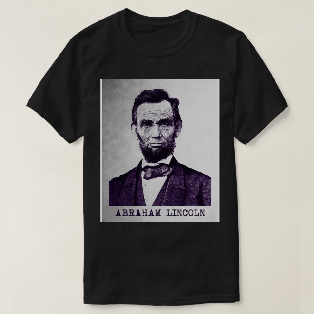 Camiseta Abraham Lincoln Vintage 2 (Diseño del anverso)