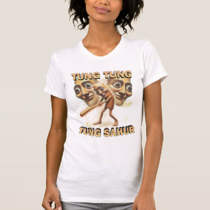 Camiseta Abraza el ambiente: Gráfico de moda "Tung Sahur"
