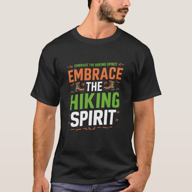 Camiseta Abraza el espíritu de senderismo (Anverso)