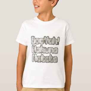 Camiseta Abraza el momento: Gris de Hakuna Matata