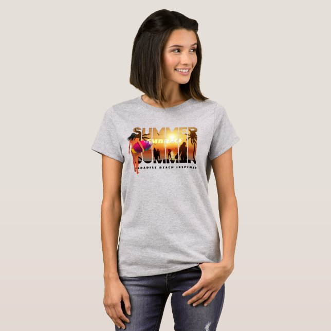 Camiseta Abraza el Verano | Mujeres (Anverso completo)