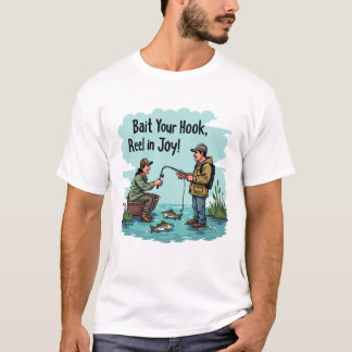 Camiseta Abraza la alegría de la pesca