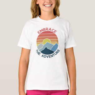 Camiseta Abraza la aventura montaña tiempo de aventura