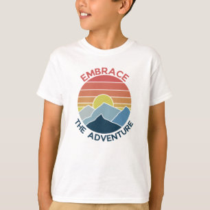 Camiseta Abraza la aventura montaña tiempo de aventura