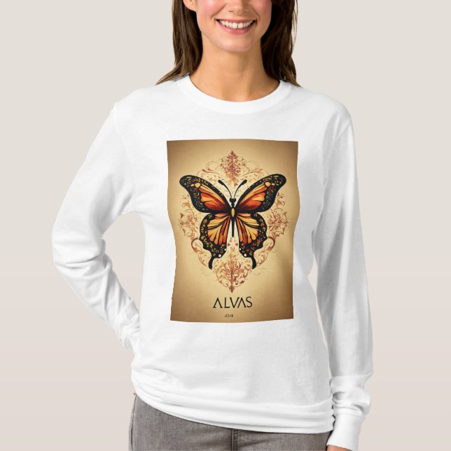 Camiseta Abraza la belleza de las mariposas (Anverso)