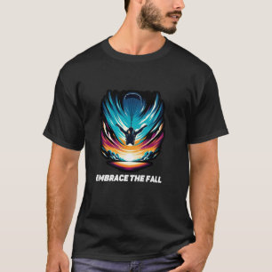 Camiseta Abraza La Caída Paracaidista En Caída Libre Paraca