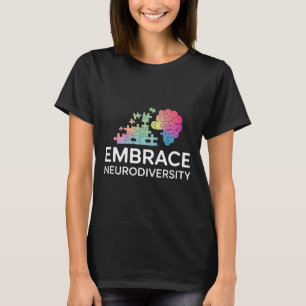 Camiseta Abraza la Neurodiversidad Autismo Tdah Inclusión M
