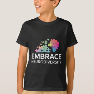 Camiseta Abraza la Neurodiversidad Autismo Tdah Inclusión M