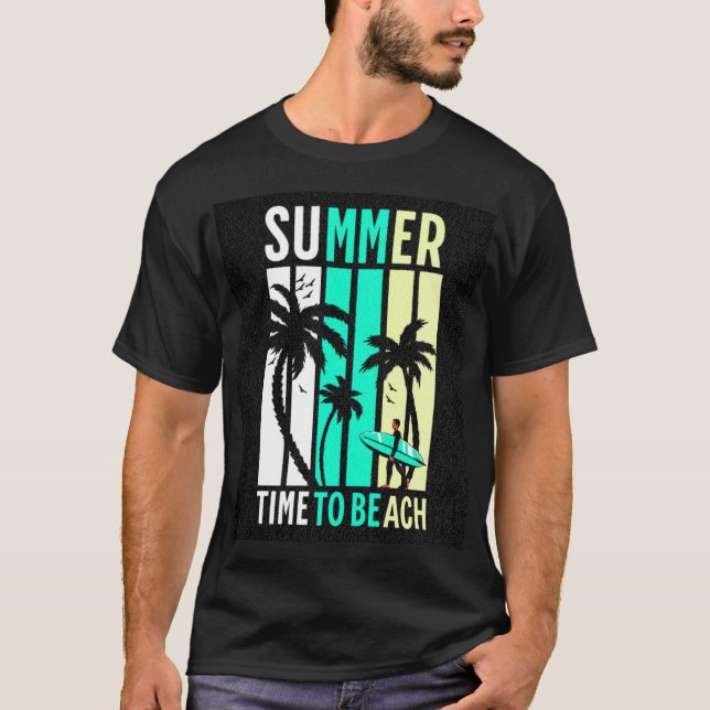 Camiseta Abraza las vibraciones definitivas del verano con  (Anverso)
