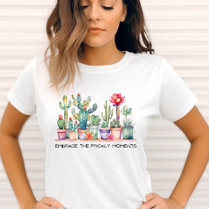 Camiseta Abraza Los Pricos Momentos De Cacti Y Suculentos