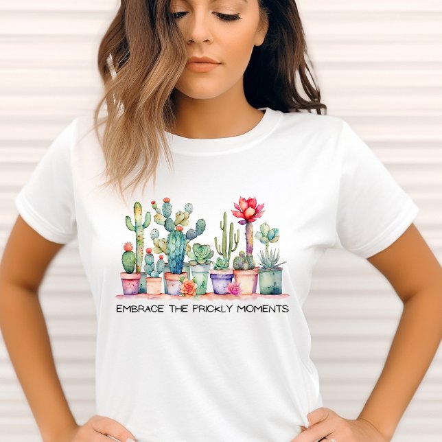 Camiseta Abraza Los Pricos Momentos De Cacti Y Suculentos (Subido por el creador)