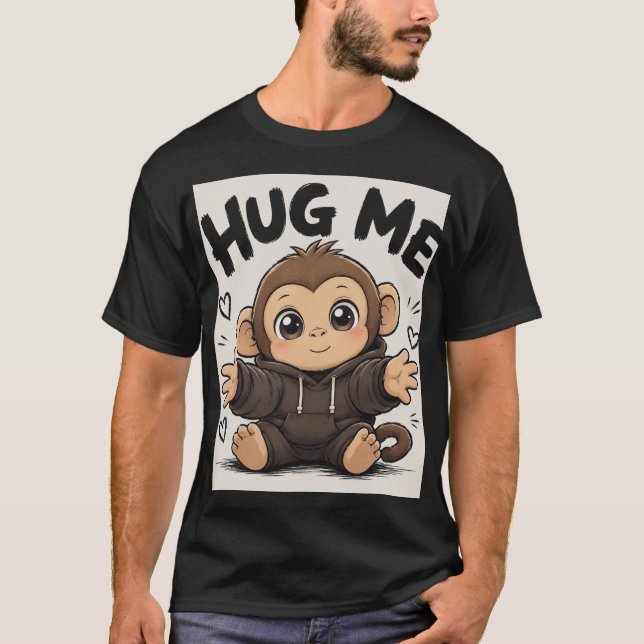Camiseta Abraza Me Mono (Anverso)