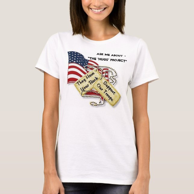 CAMISETA "ABRAZA" PROYECTO (Anverso)