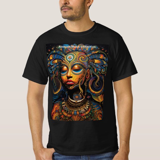 Camiseta Abraza tu brillo interior con música abstracta (Anverso)