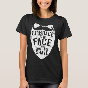 Camiseta Abraza Tu Cara No Tendrás Un Hombre Con Cabeza.