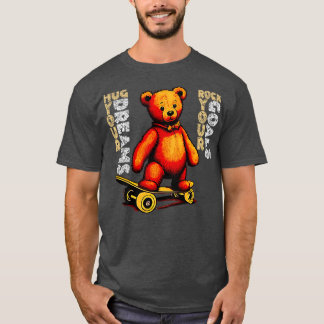 Camiseta Abraza tus sueños sacude tus objetivos