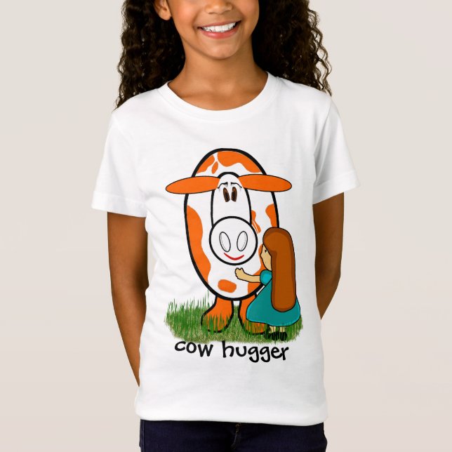 Camiseta abraza vacas - Personalizado (Anverso)
