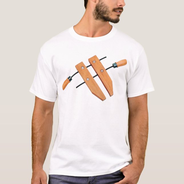 Camiseta Abrazadera de madera (Anverso)