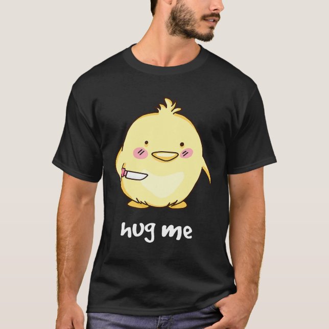 Camiseta Abrazame Pollo Pollita (Anverso)