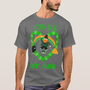 Camiseta abrázame por suerte 17 de marzo de patricks día di