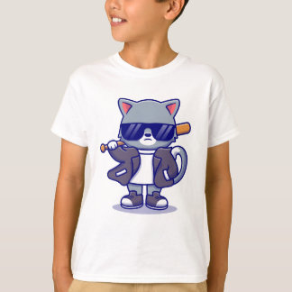 Camiseta Abrázame, soy adorable. Acurrúcate con gato