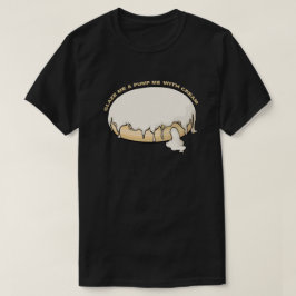 Camiseta Abrázame y bombee conmigo con crema de nogal