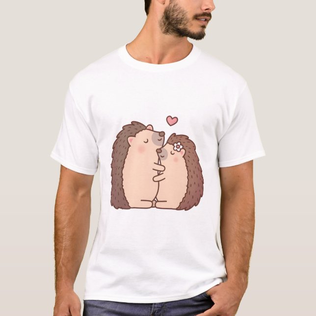 Camiseta Abrazando A Los Hedgeogares Con Amor (Anverso)