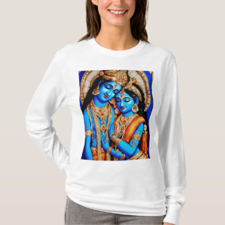 Camiseta Abrazando el amor divino de Lord Radha Krishna