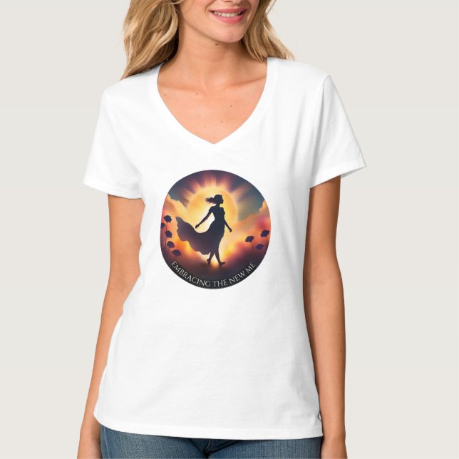 Camiseta Abrazando El Nuevo Yo (Anverso)