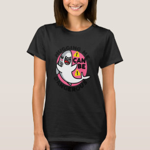 Camiseta Abrazando el peligroso océano de los tiburones dep